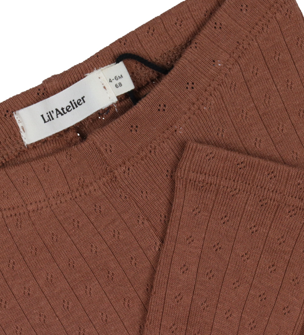 Lil' Atelier Leggings - NbfRachel - Noos - Carob Brown