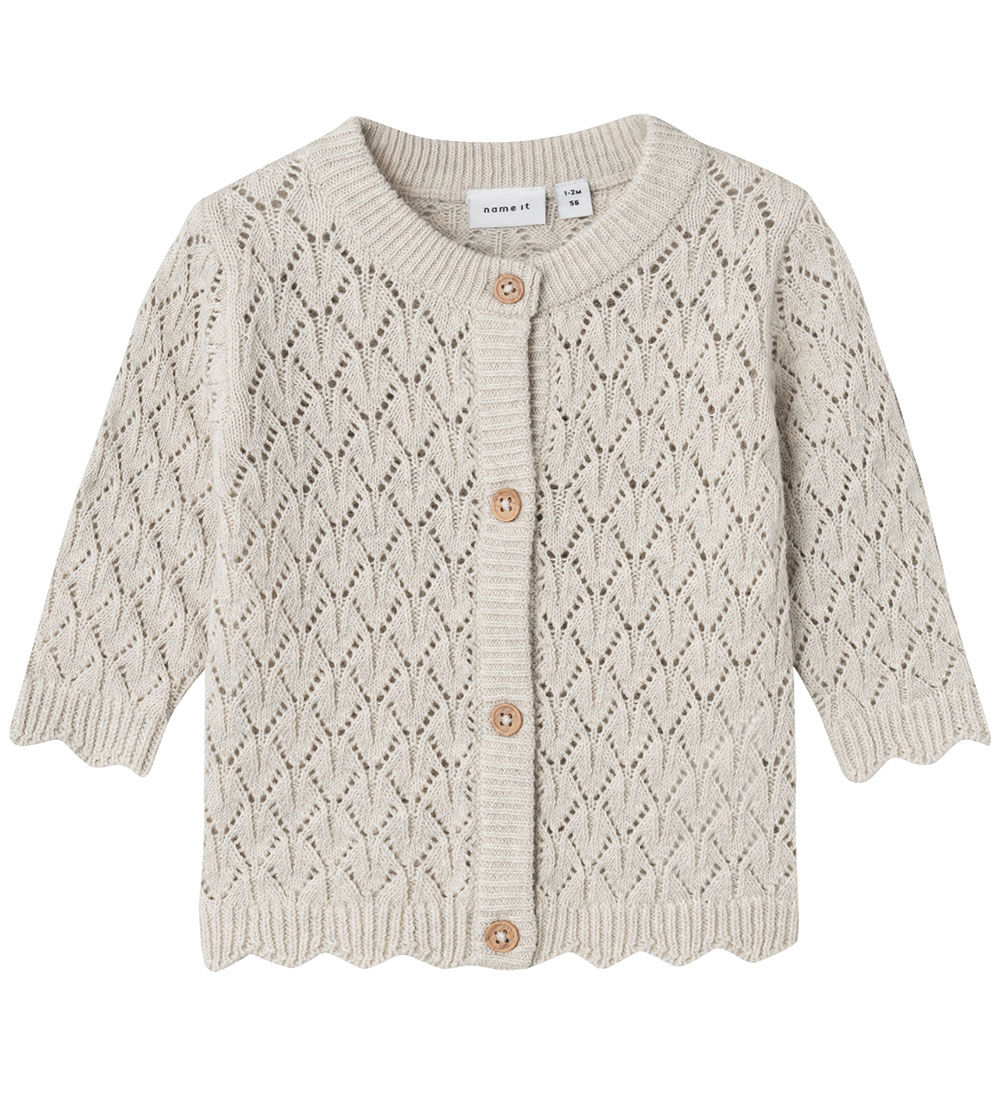 Name It Cardigan - Strik - NbfTisol - Peyote Melange