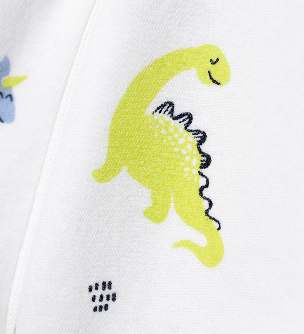 Name It Natdragt - Noos - NbmNightsuit - Bright White/Dino