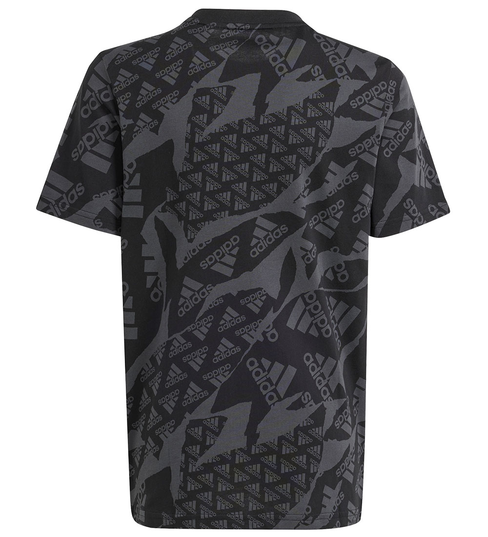 adidas Performance T-shirt - J Camlog T - Sort/Grå