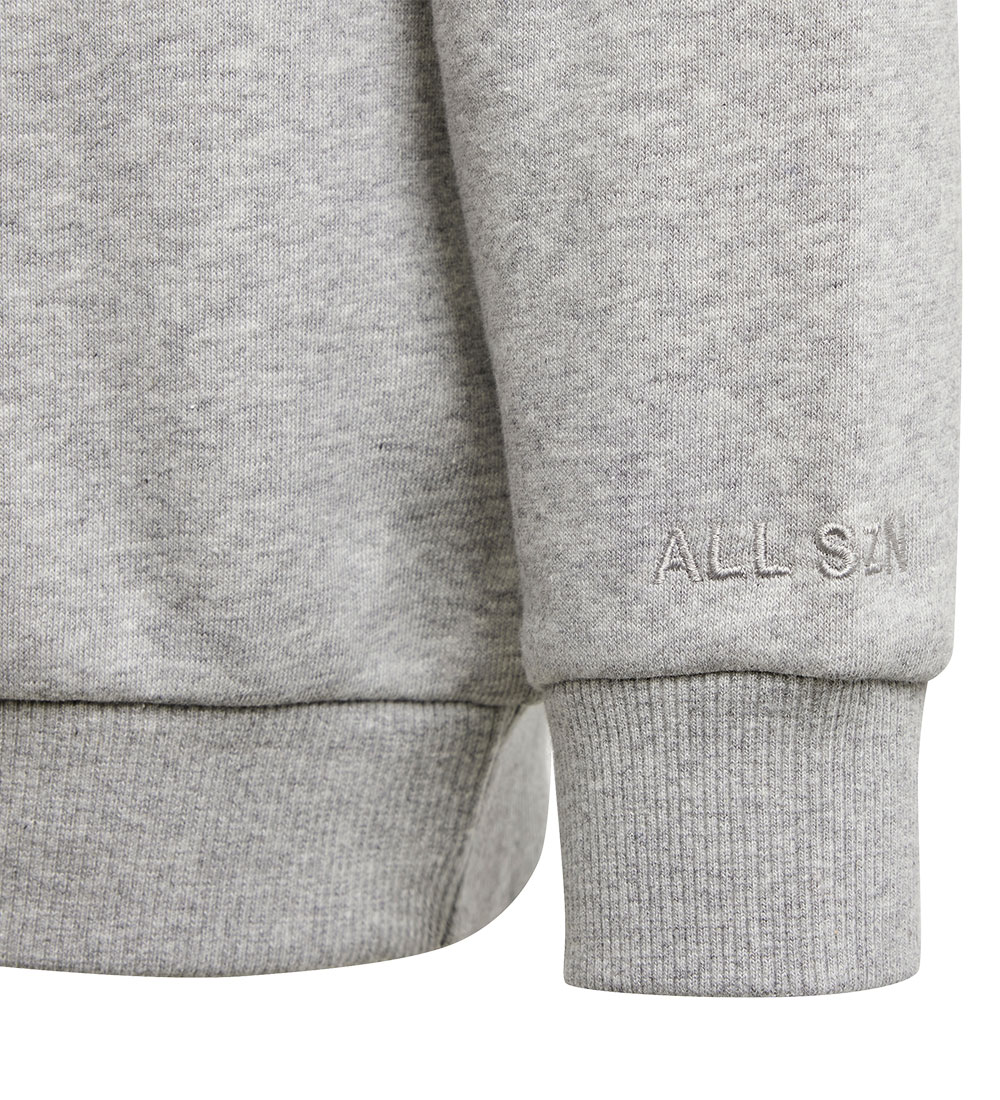 adidas Performance Sweatshirt - J Allszn GFX SW - Grå Melange