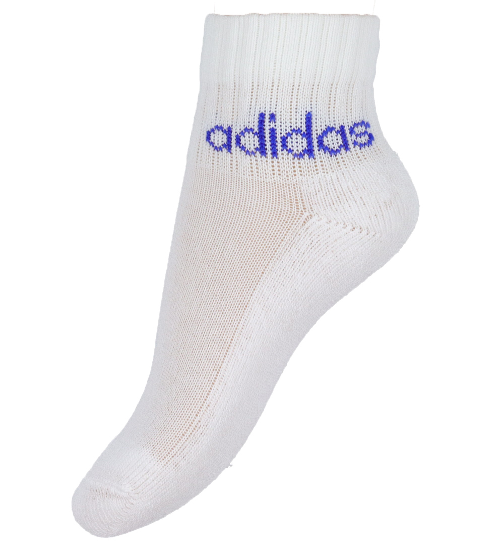 adidas Performance Strømper - 5-pak - Kids Lin Ank - Blå/Grå/Hvi