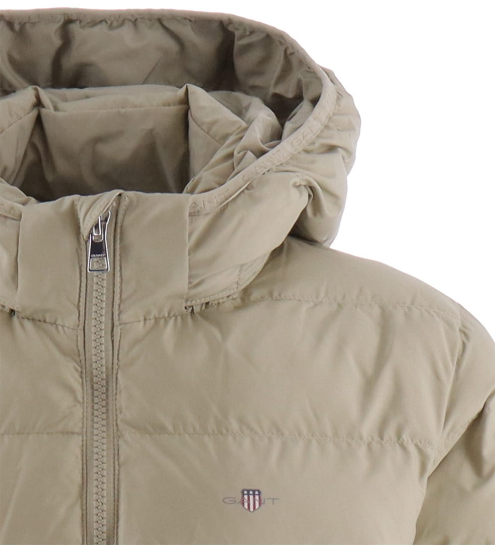 GANT Dynejakke - Beige Green