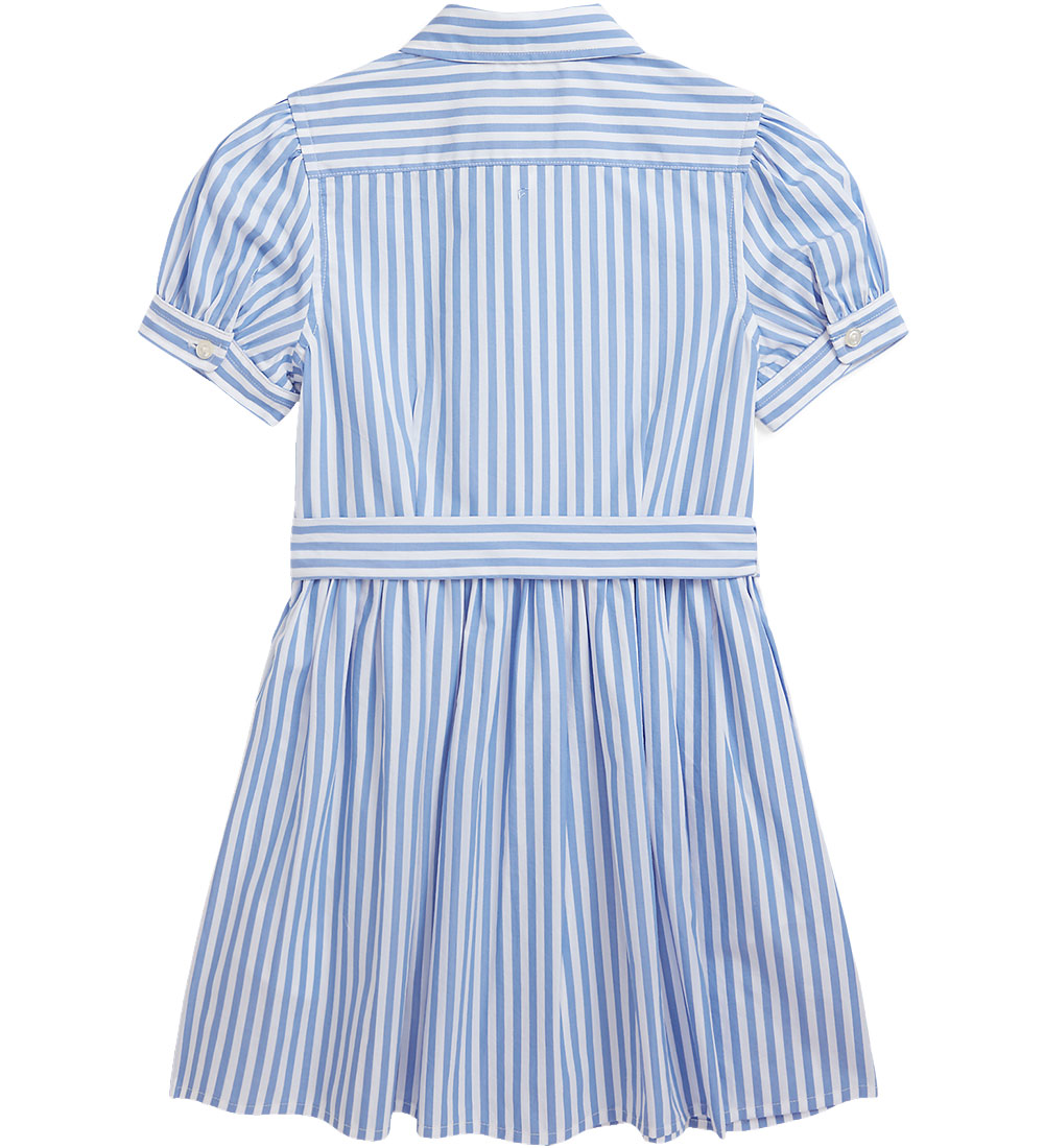 Polo Ralph Lauren Kjole - Farharli - Cabana Blue/Hvidstribet