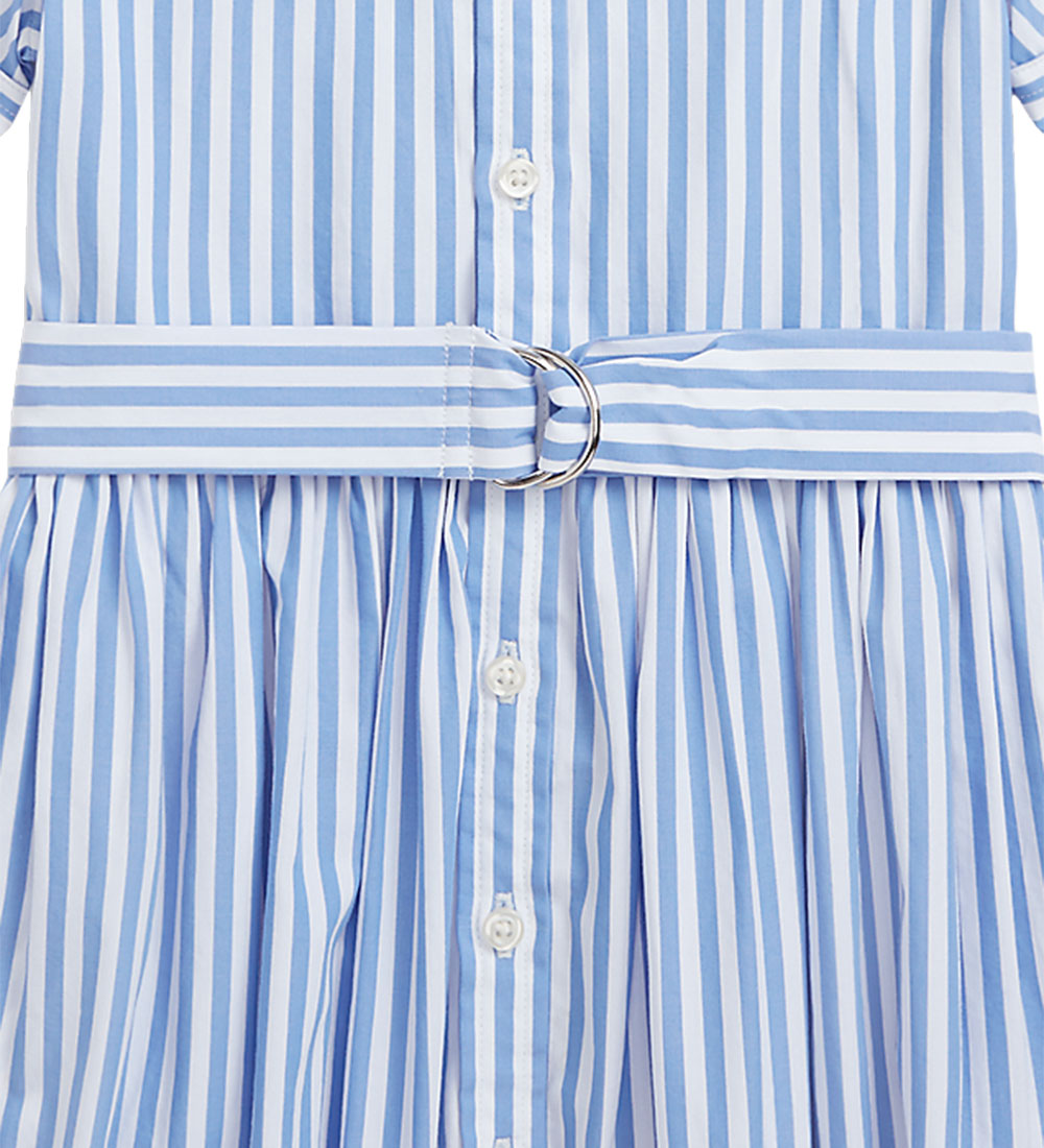 Polo Ralph Lauren Kjole - Farharli - Cabana Blue/Hvidstribet