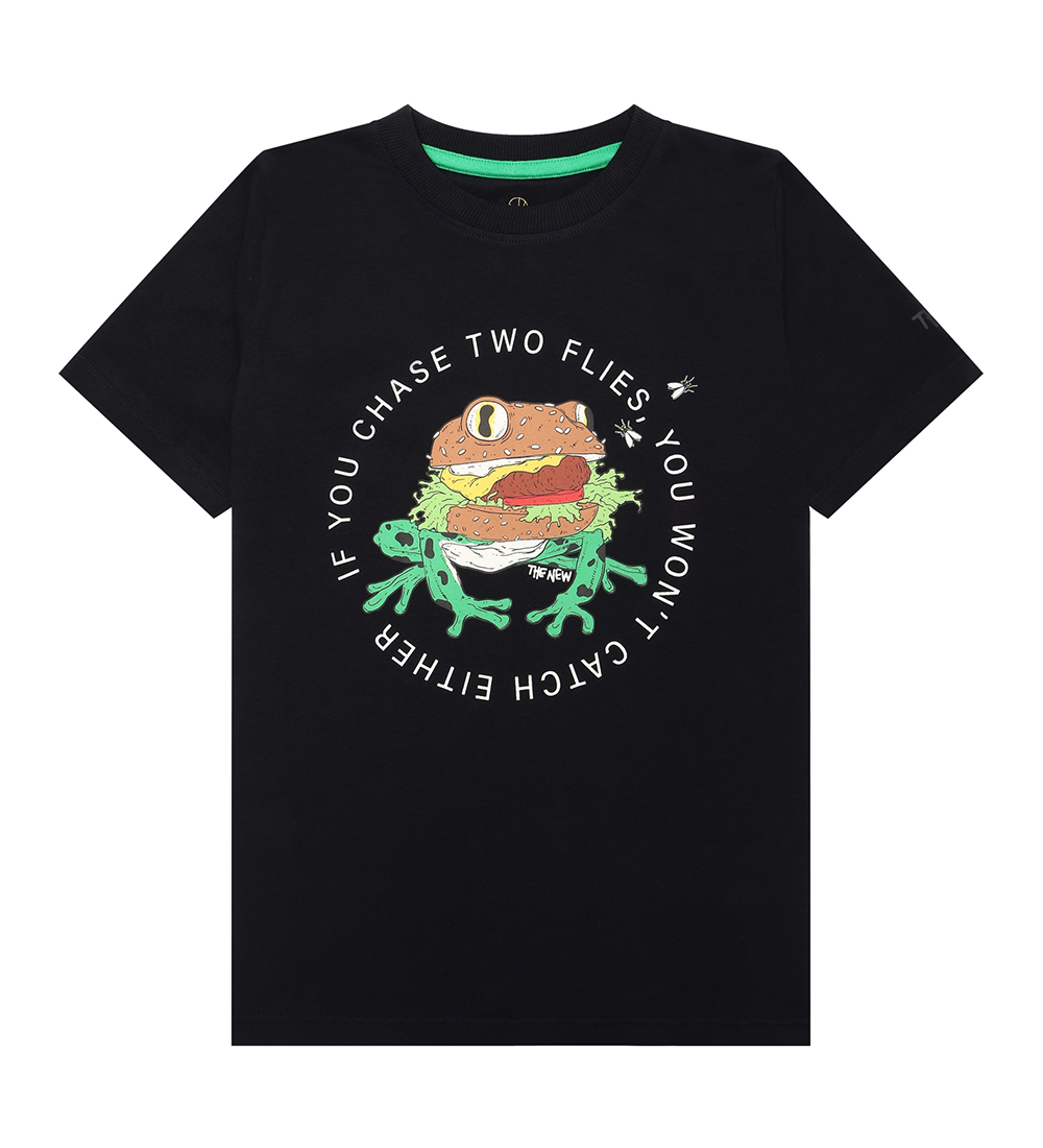 The New T-shirt - TnJohnny - Black Beauty m. Frø