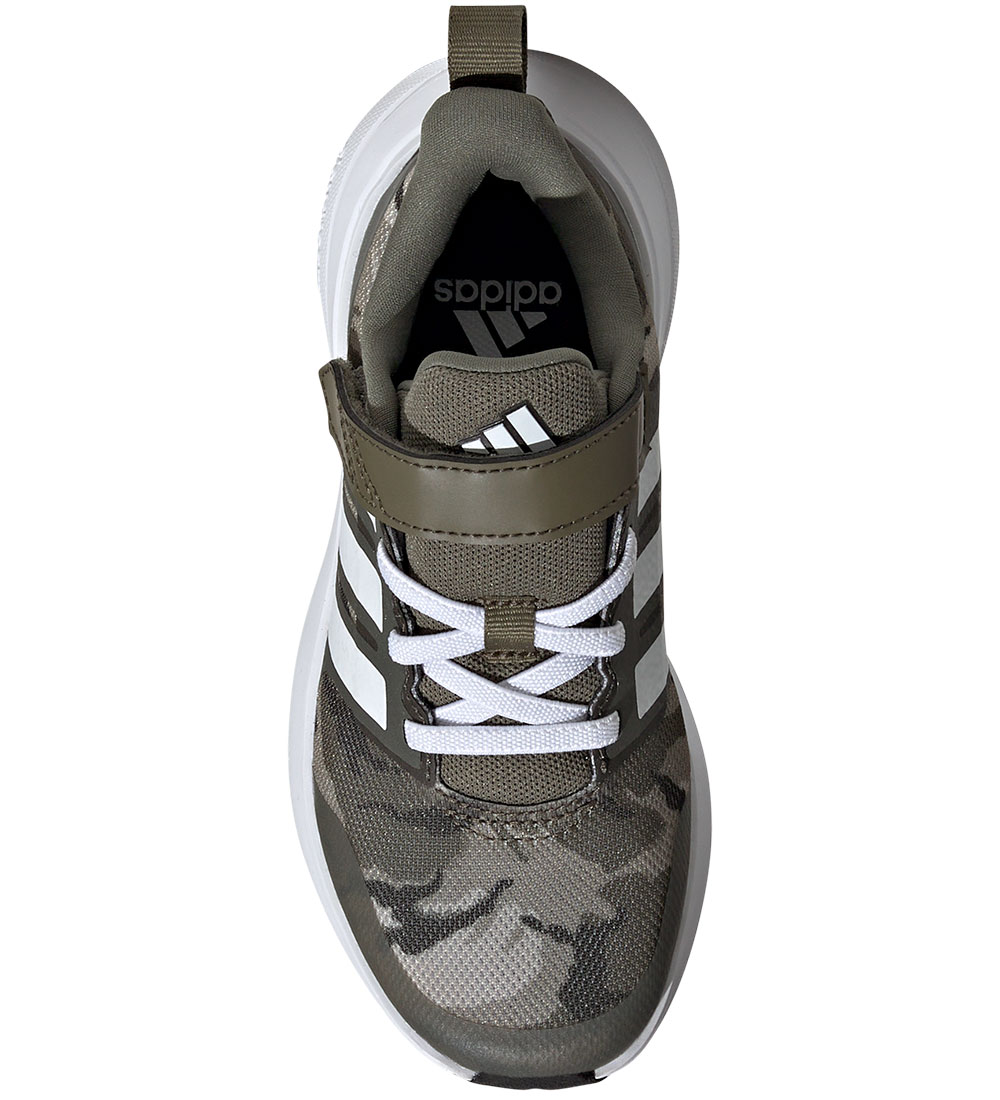 adidas Performance Sko - FortaRun 2.0 EL K - Armygrøn/Hvid