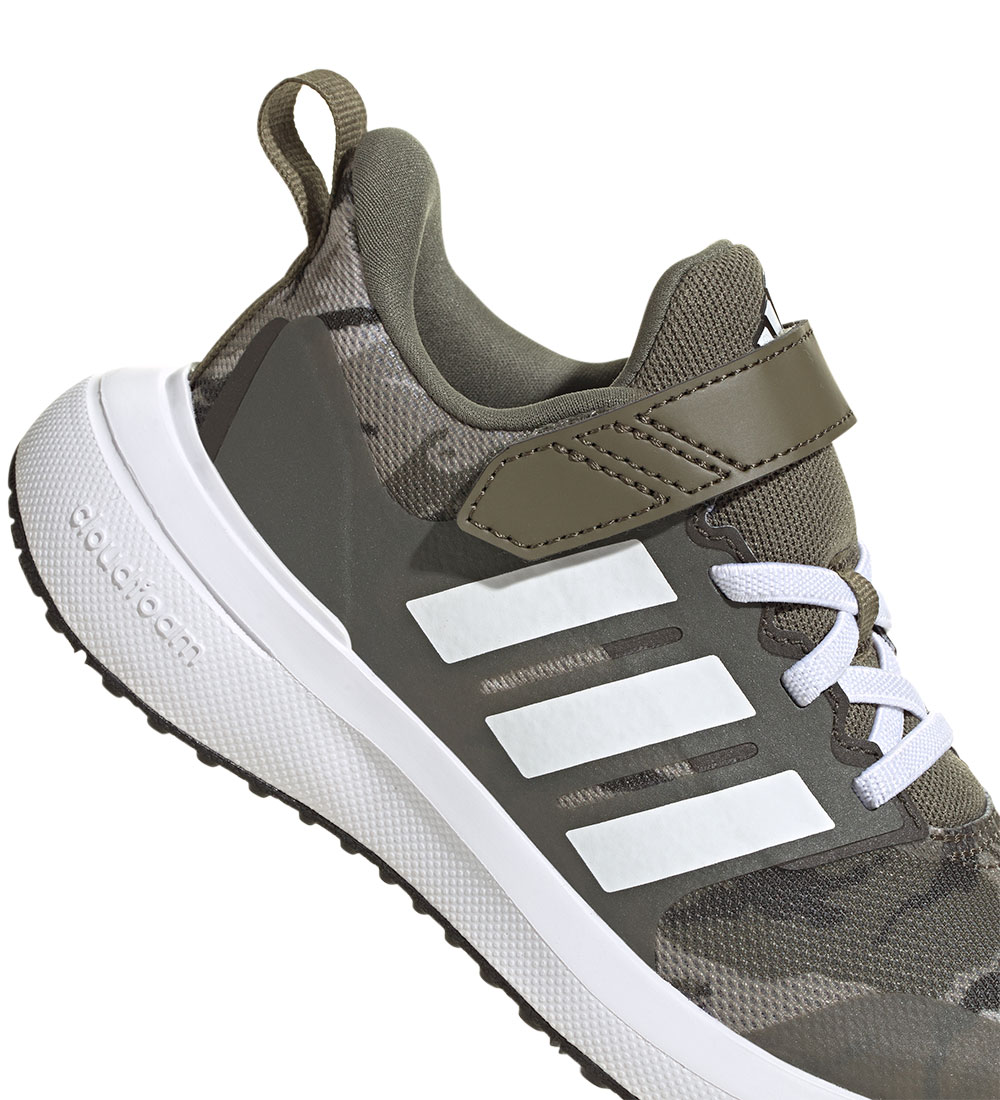adidas Performance Sko - FortaRun 2.0 EL K - Armygrøn/Hvid