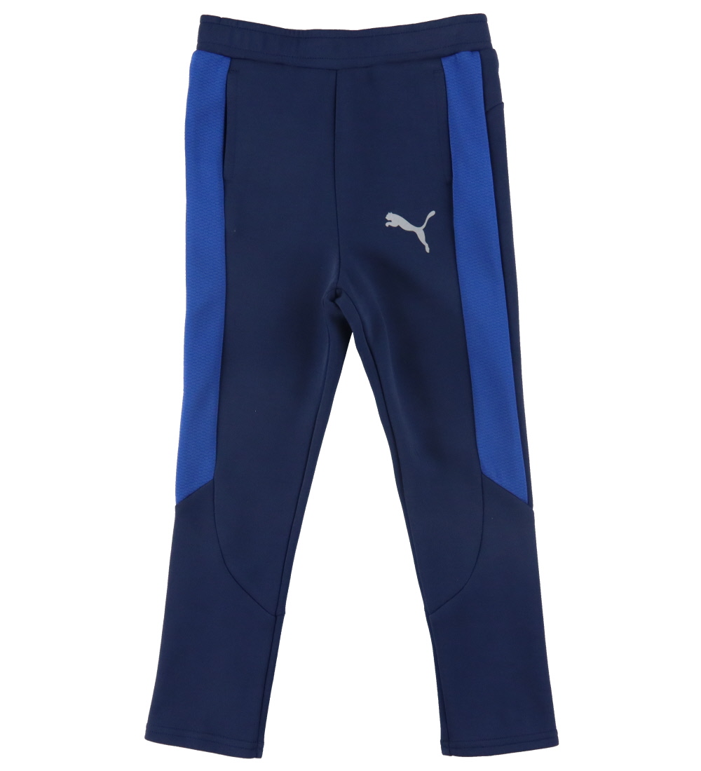 Puma Sweatpants - EVOSTRIPE - Club Navy m. Print
