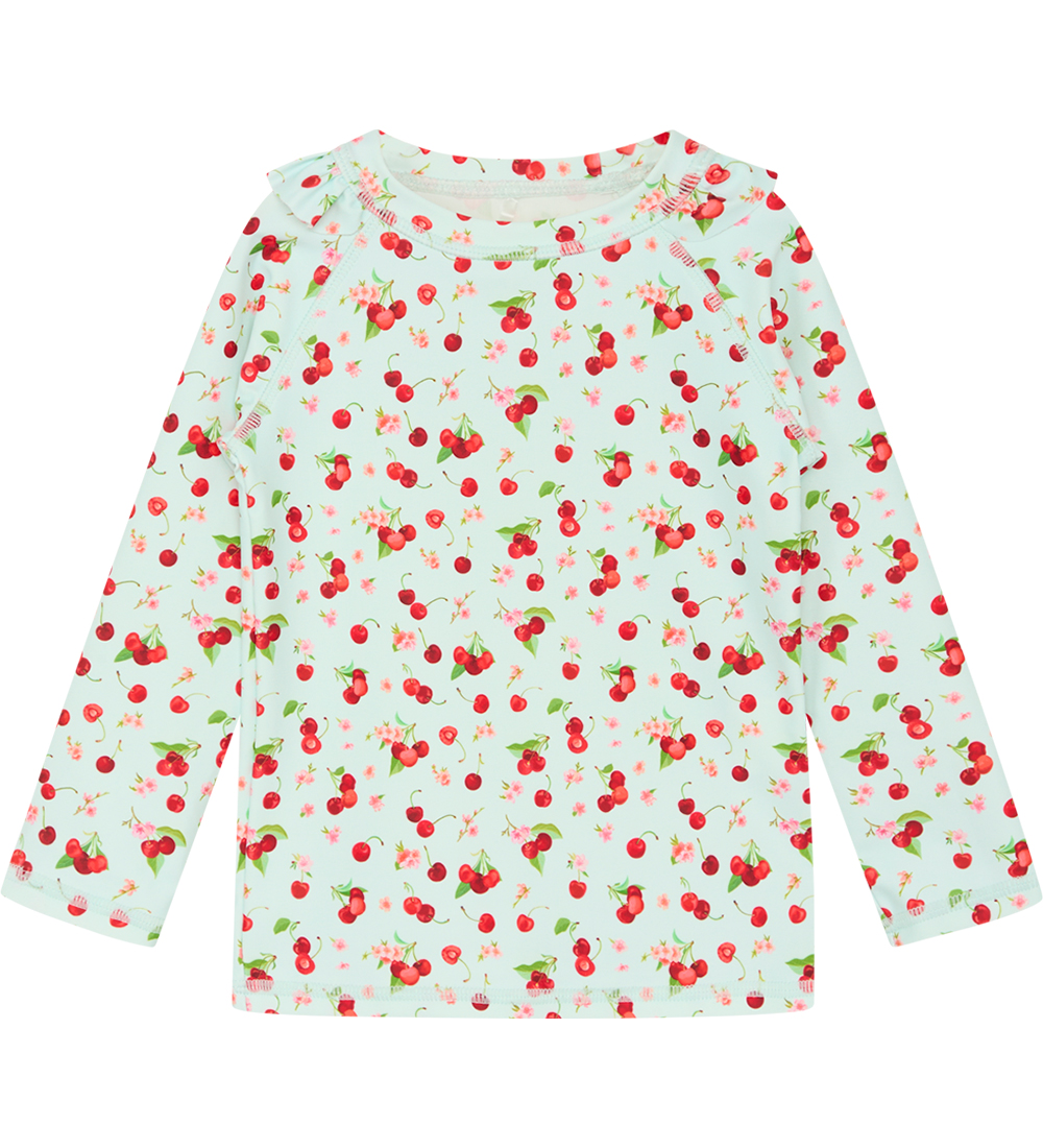 Hust and Claire Badebluse - Maiak - UV50+ - Wan Blue m. Print