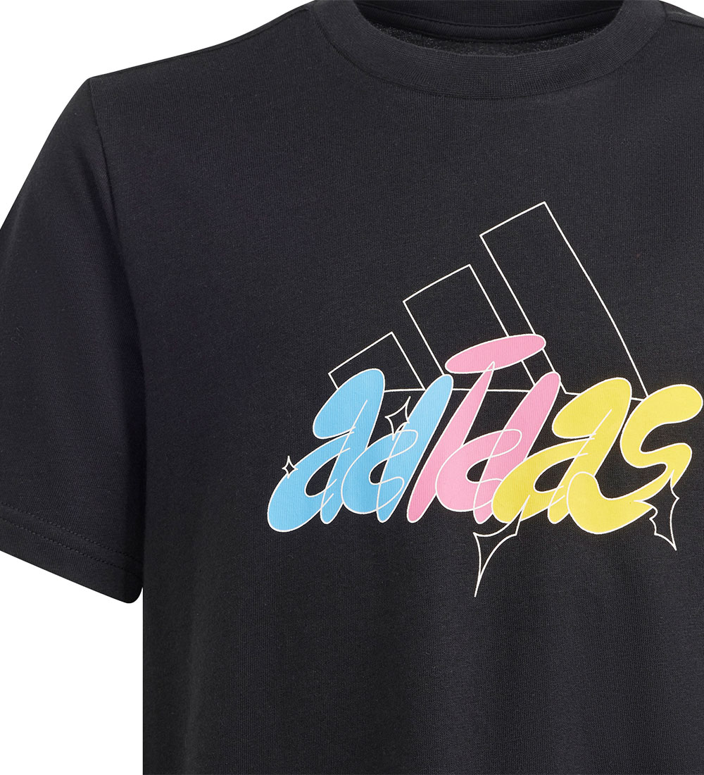 adidas Performance T-shirt - GFX Illustrated - Sort