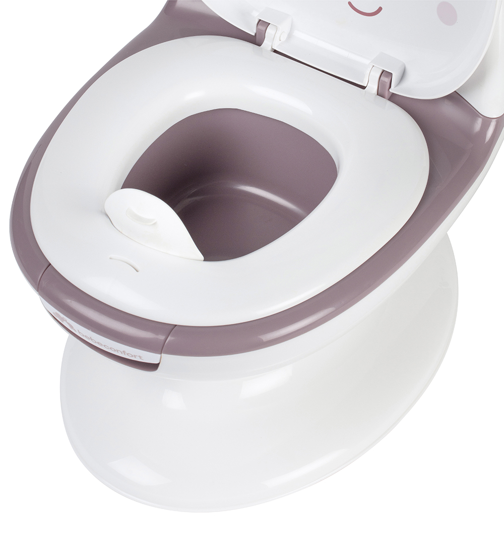Bebeconfort Toilet - Mini - Hvid/Lavendel m. Bjørn