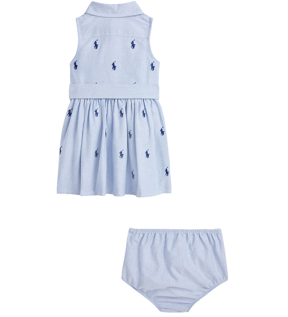 Polo Ralph Lauren Kjole m. Bloomers - Latoyias - C Aip - Blå