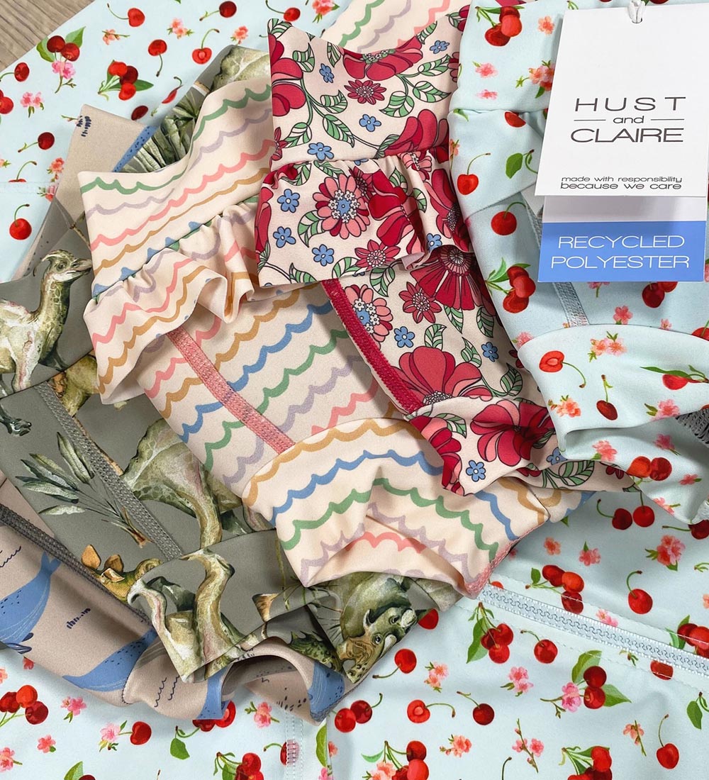 Hust and Claire Blebadebukser - Harumi - UV50+ - Wan Blue m. Pri
