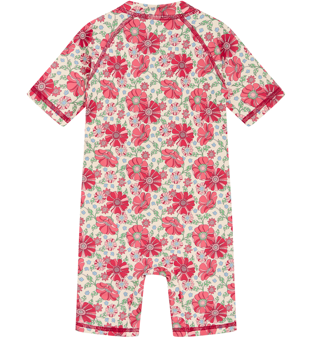 Hust and Claire Badedragt - Makki - UV50+ - Soft Pink m. Print