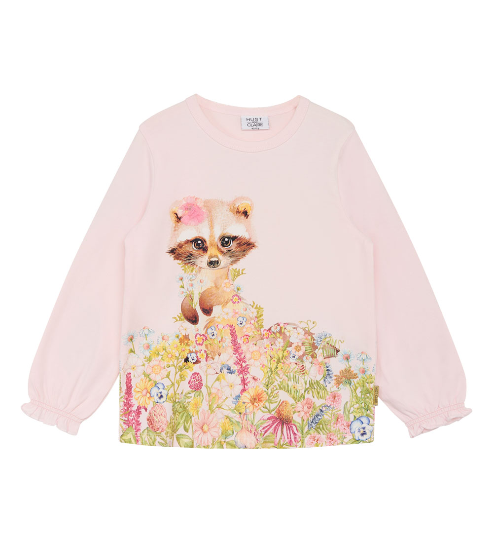 Hust and Claire Bluse - HCAmmy - Icy Pink m. Vaskebjørn