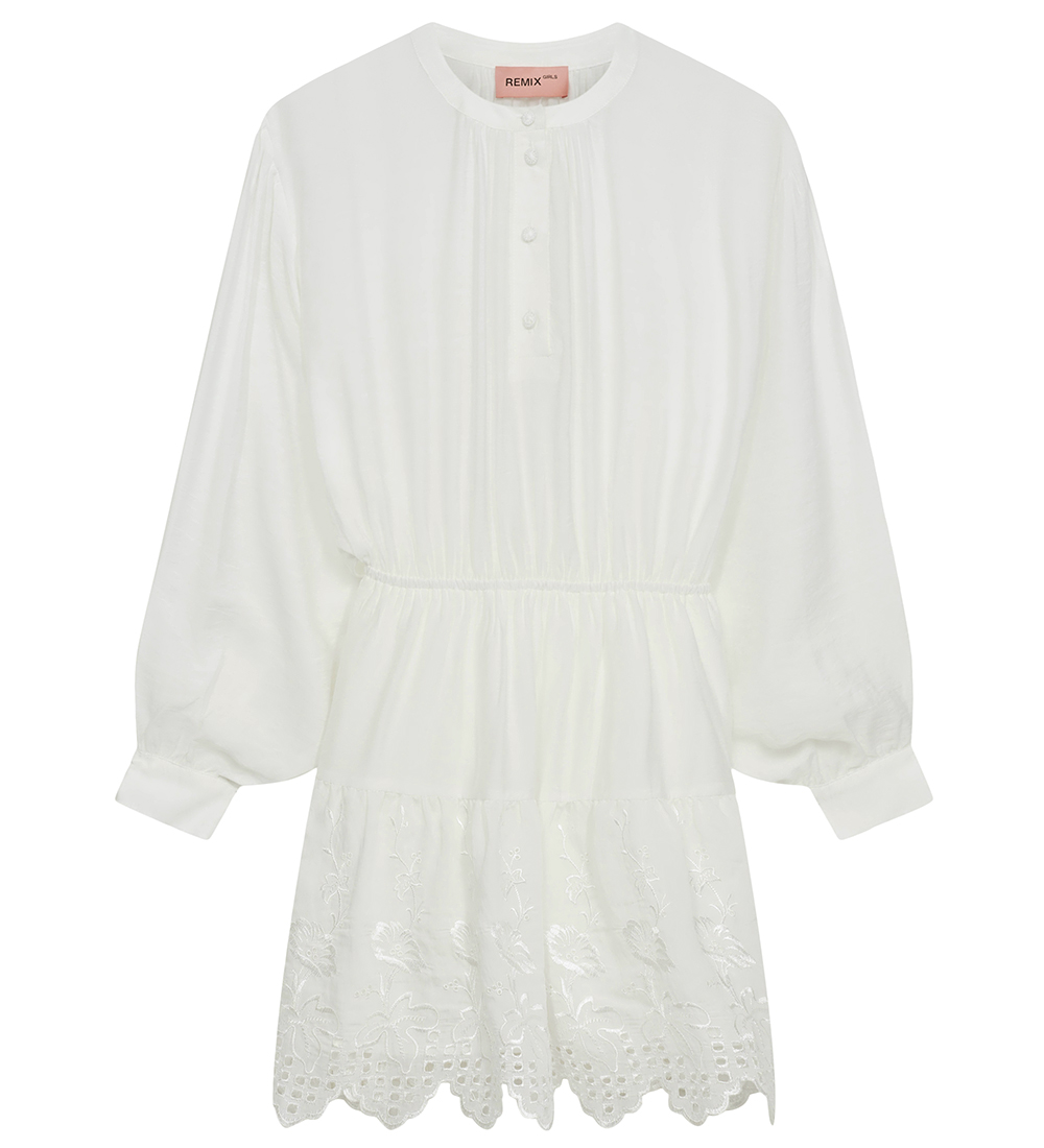 Designers Remix Kjole - Vera Broderie Short - Cream