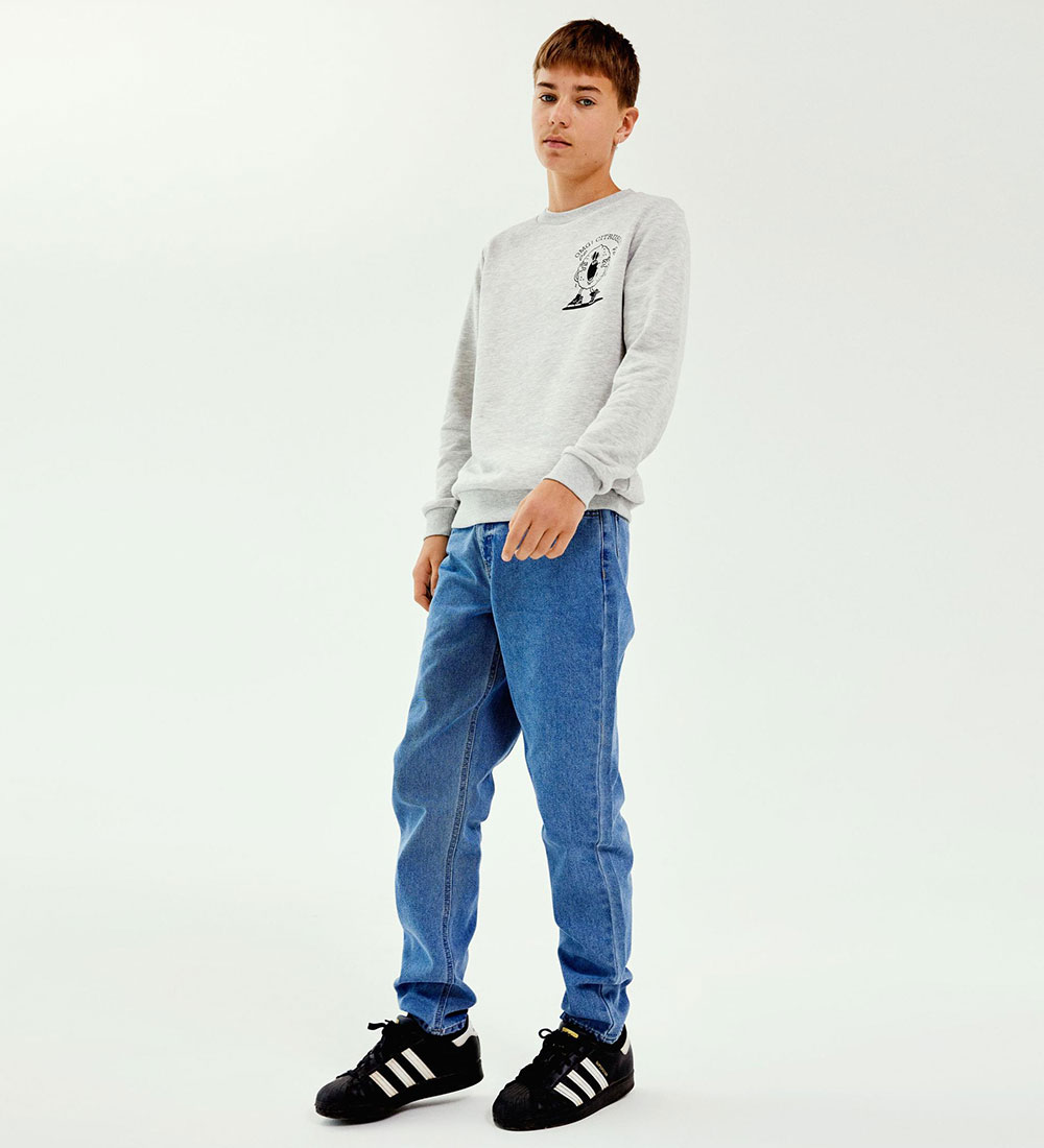 LMTD Sweatshirt - NlmTitrus - Light Grey Melange