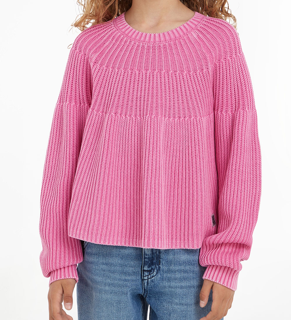 Calvin Klein Bluse - Strik - Pink Amour