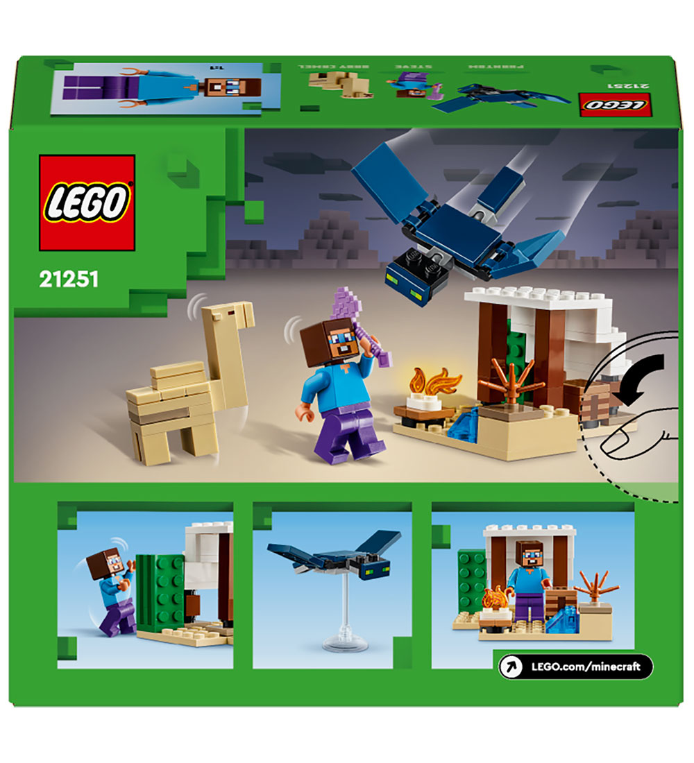 LEGO® Minecraft - Steves Ørkenekspedition 21251 - 75 Dele