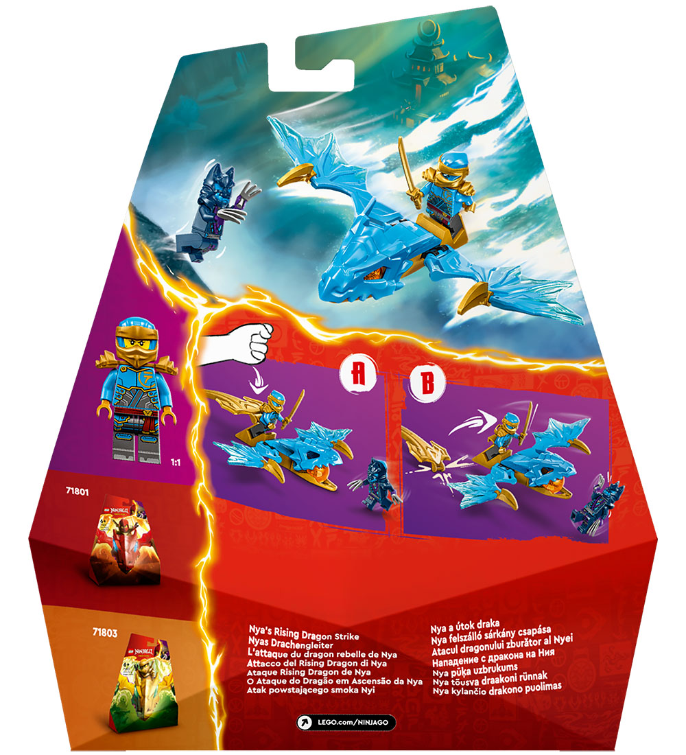 LEGO® Ninjago - Nyas Vågnende Drage-Angreb 71802 - 26 Dele