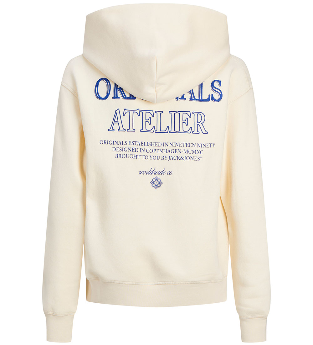 Jack & Jones Hættetrøje - JorSantorini - Buttercream