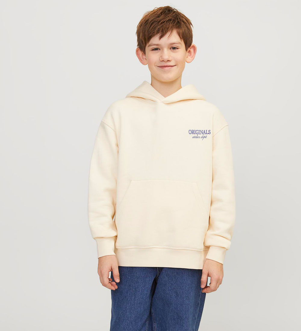 Jack & Jones Hættetrøje - JorSantorini - Buttercream