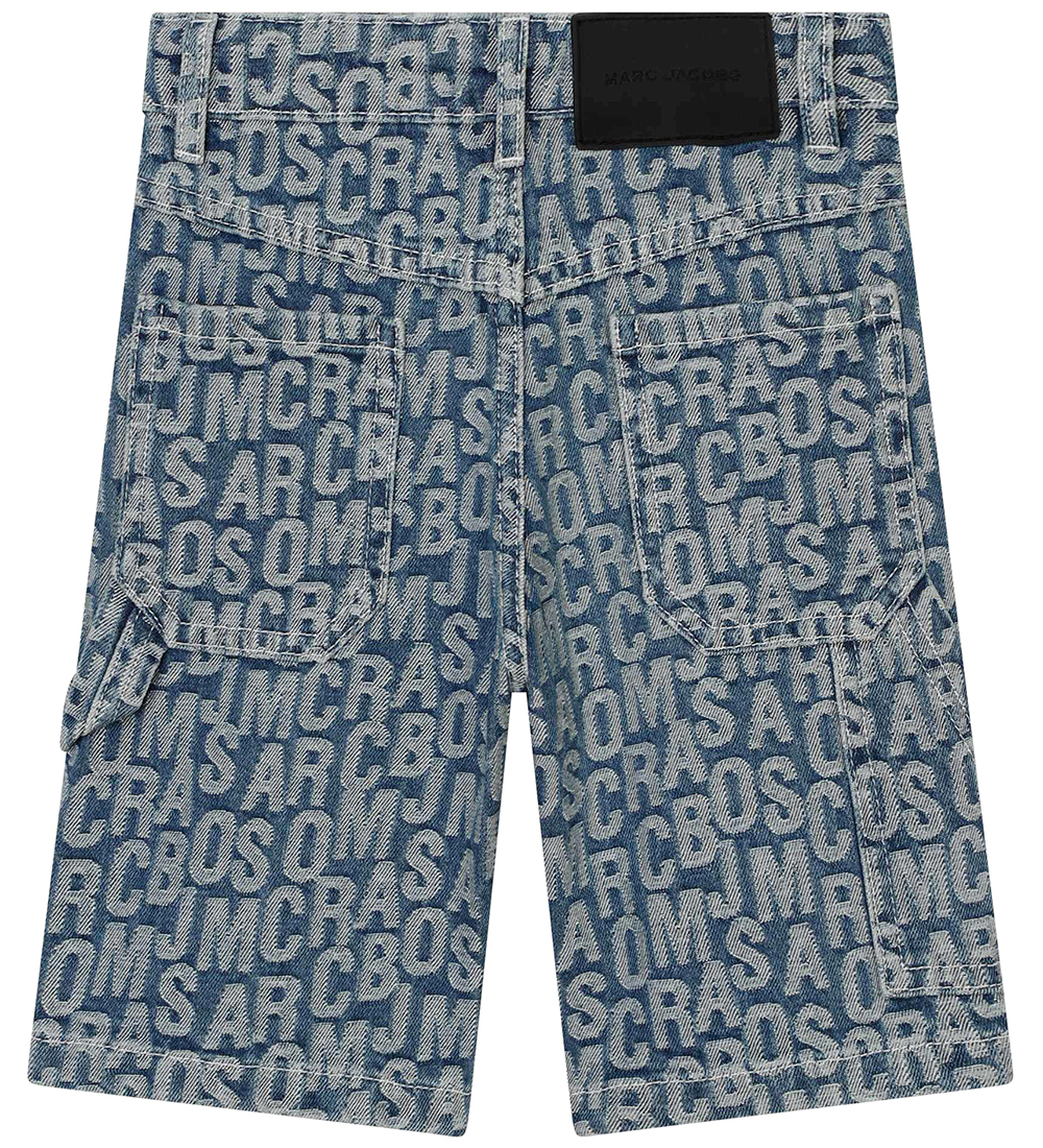 Little Marc Jacobs Denimshorts - Denim Blue m. Print