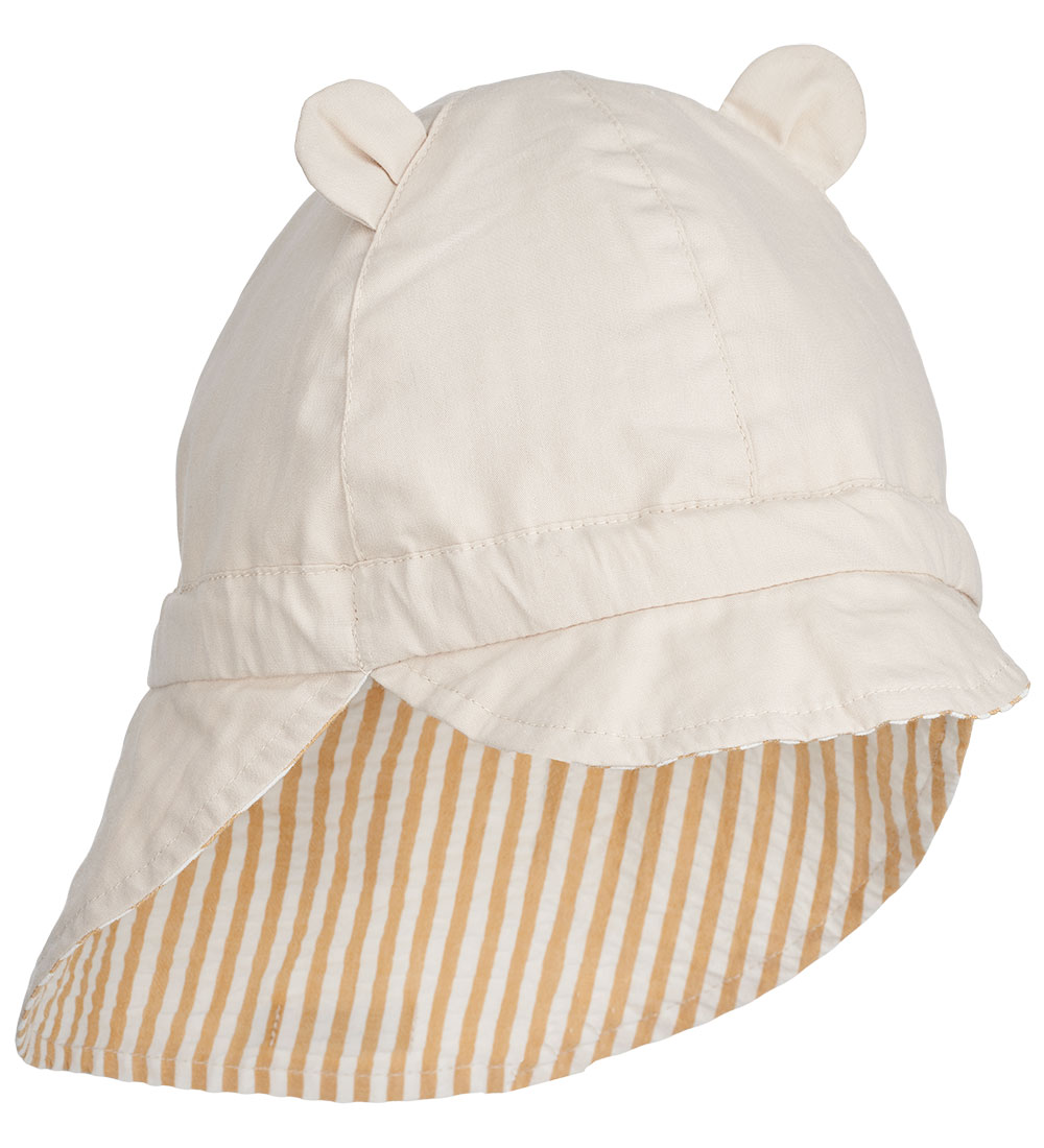 Liewood Solhat - Gorm - Stripes Yellow Mellow/Creme De La Creme
