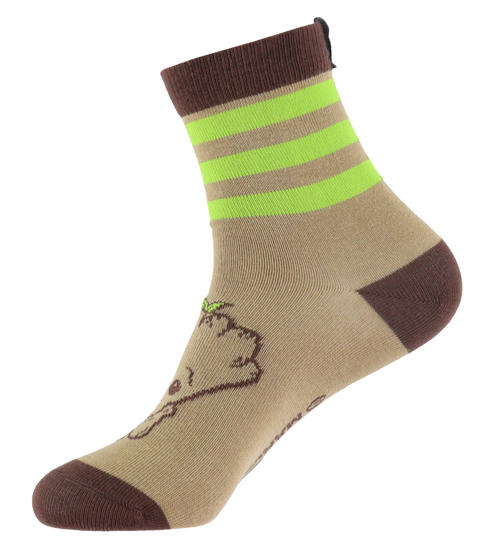 adidas Performance Strømper - 3-pak - Brun/Grøn m. Groot
