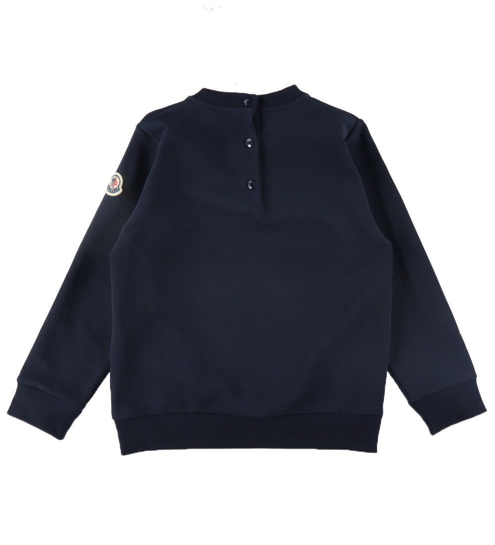 Moncler Sweatshirt - Navy/Rød m. Logo