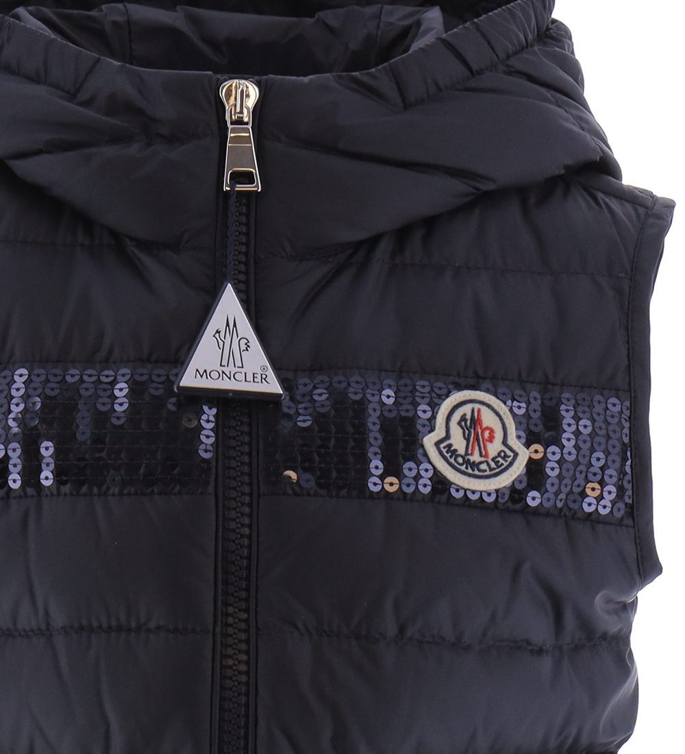 Moncler Dunvest - Esi - Navy m. Pailletter