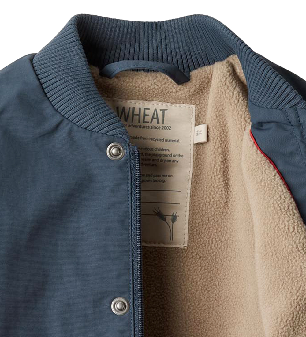 Wheat Sommerjakke m. Fleece - Anjo - Blue Waves