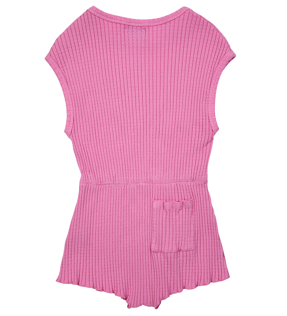Bobo Choses Sommerdragt - Rib - Circle - Pink