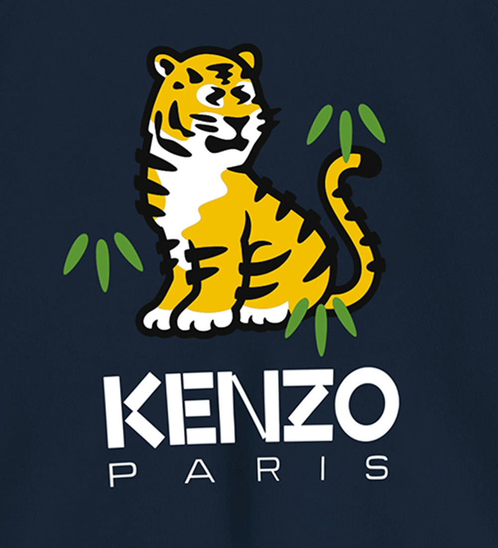 Kenzo Sweatshirt - Navy m. Tiger