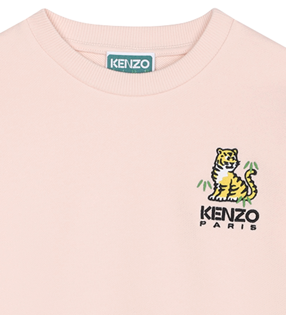 Kenzo Sweatshirt - Veiled Pink m. Tigerhale