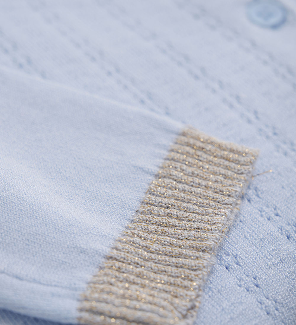 Creamie Cardigan - Pointelle - Xenon Blue