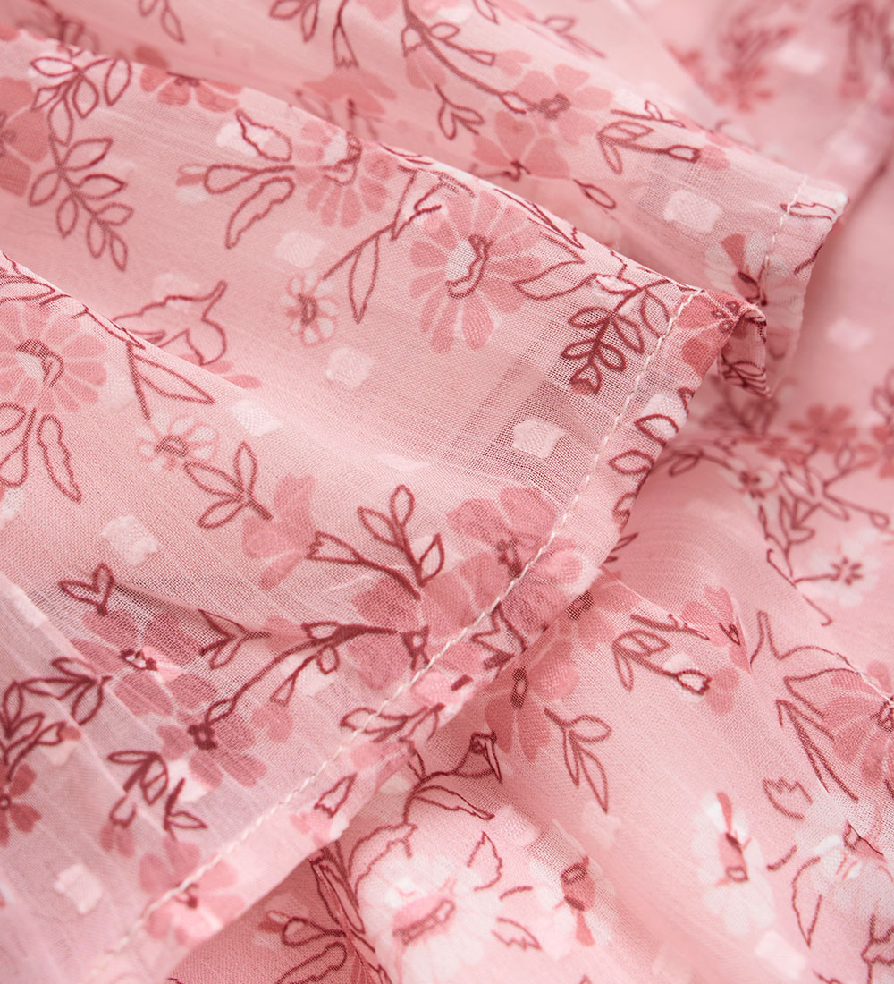 Creamie Kjole - Flower Dobby - Peachskin