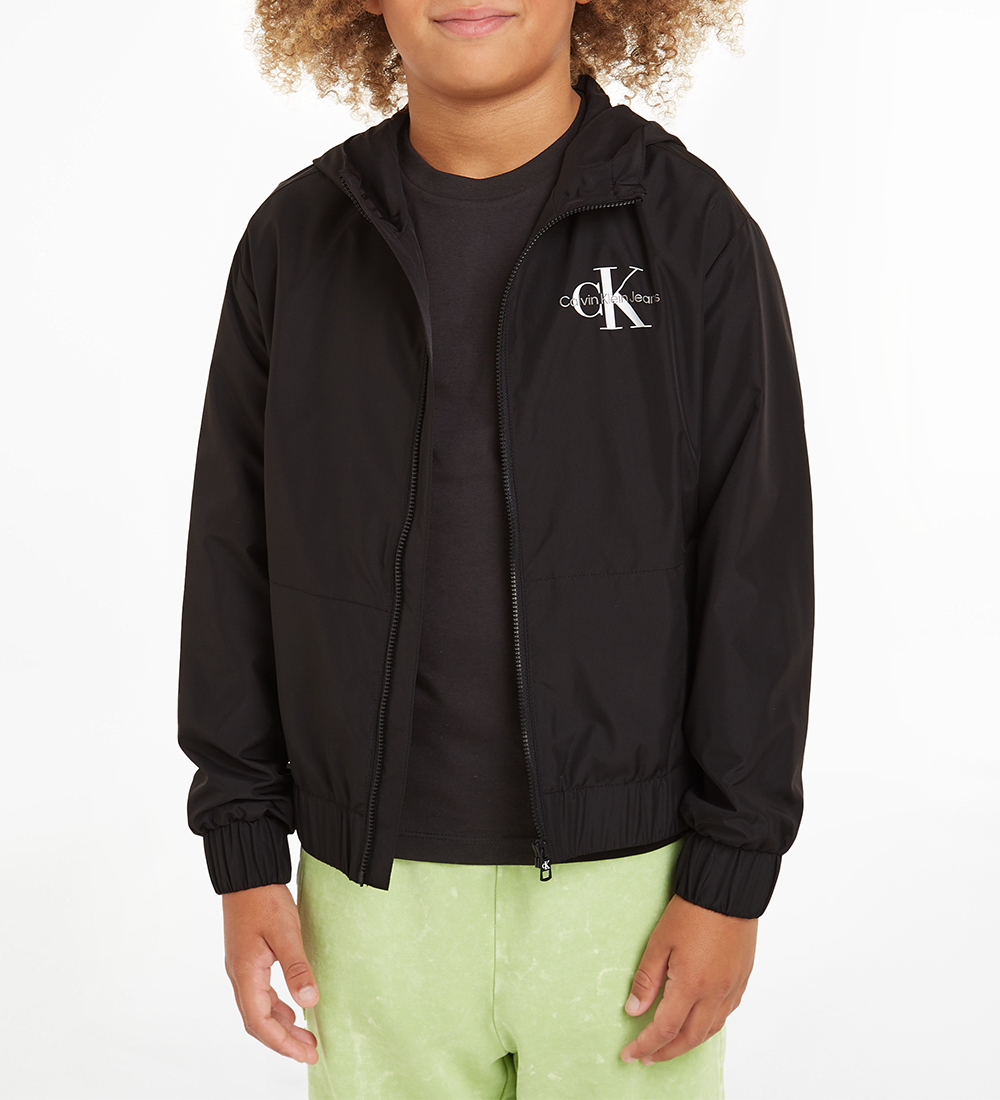 Calvin Klein Jakke - Monologo Essential - Sort