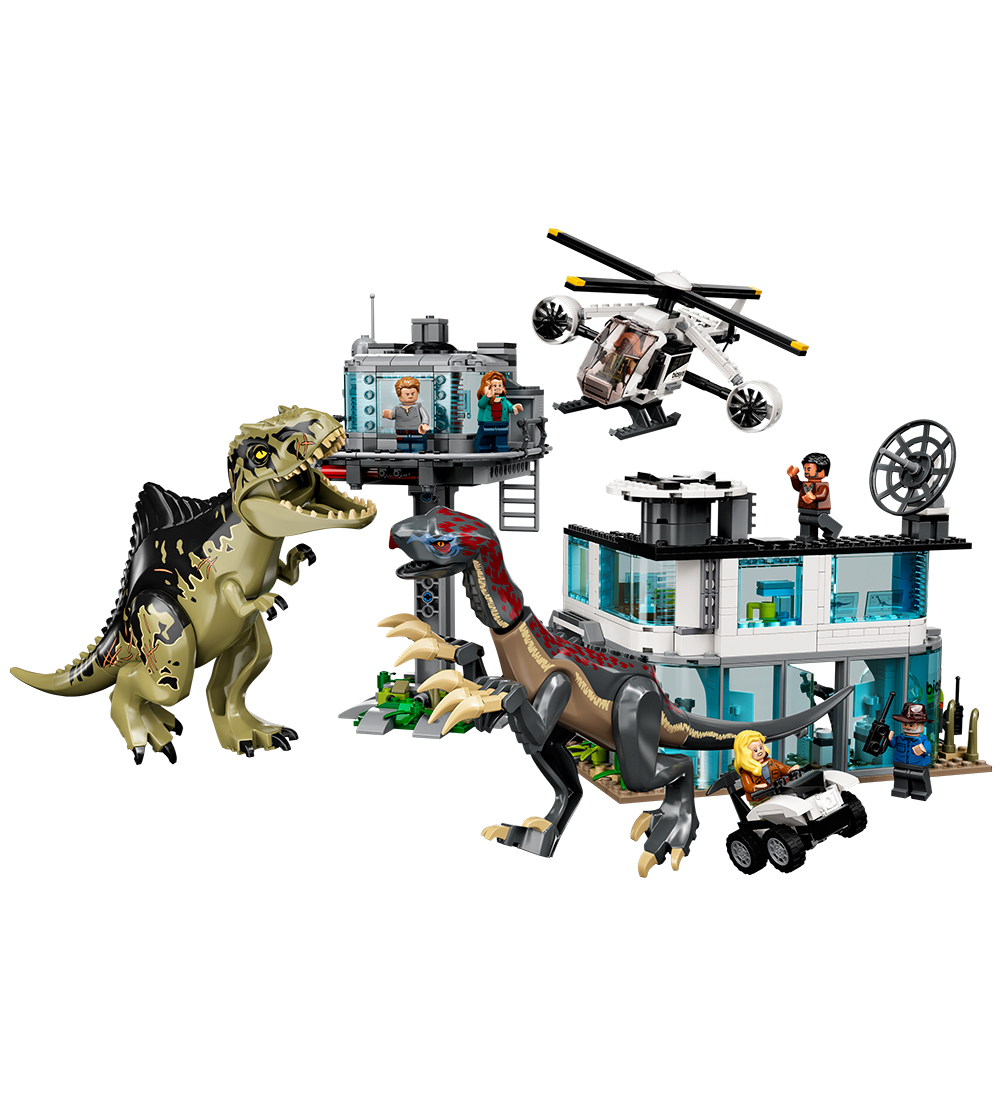 LEGO® Jurassic World - Giganotosaurus og Therizinosaurus angripe