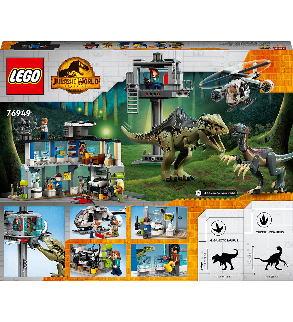 LEGO® Jurassic World - Giganotosaurus og Therizinosaurus angripe