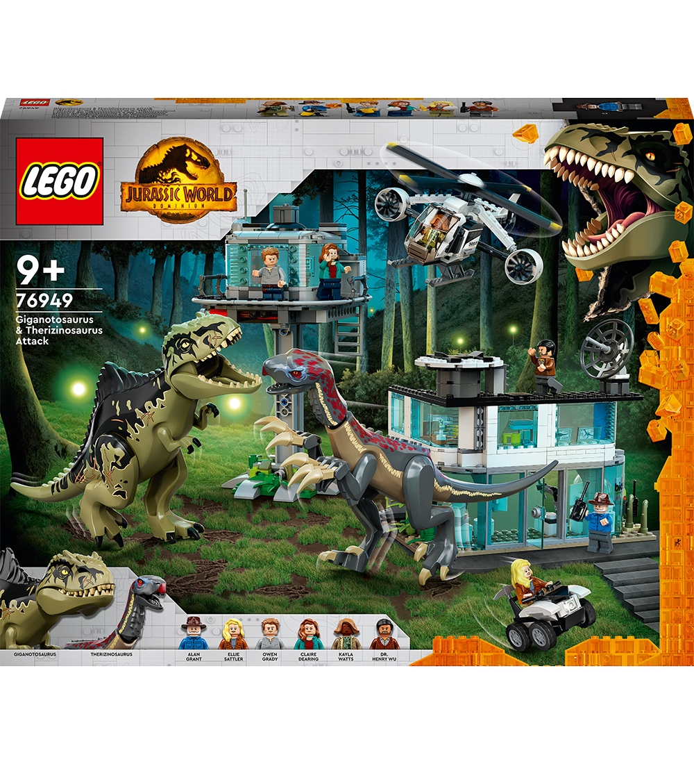 LEGO® Jurassic World - Giganotosaurus og Therizinosaurus angripe