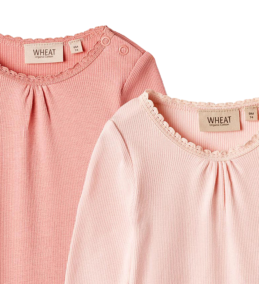Wheat Body l/æ - 2-pak - Rib - Lotta - Rosette Ballet