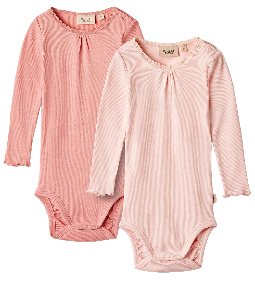 Wheat Body l/æ - 2-pak - Rib - Lotta - Rosette Ballet