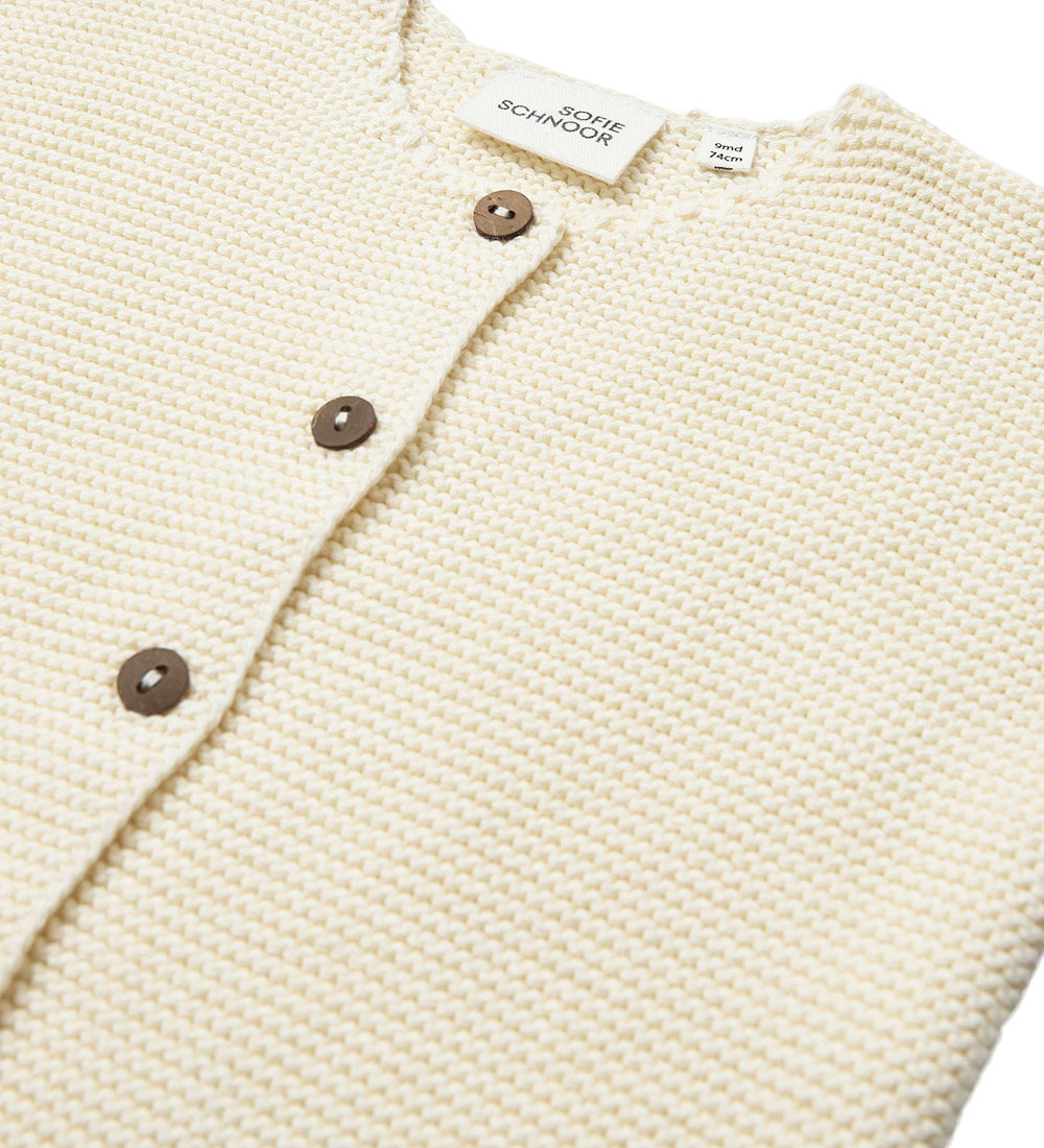 Sofie Schnoor Cardigan - Strik - Antique White