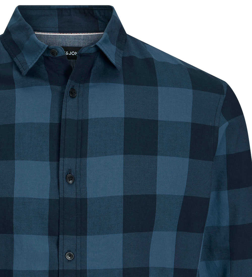 Jack & Jones Skjorte - Noos - JjEgingham - Ensign Blue/Checks