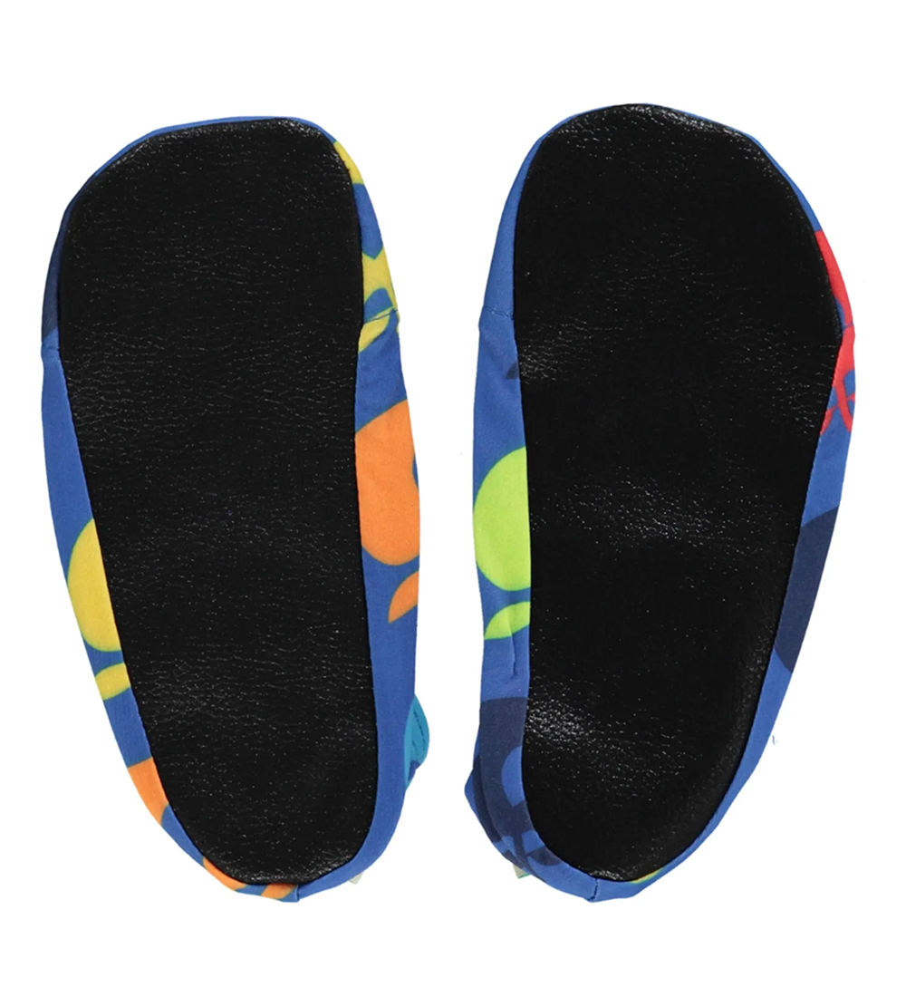 Småfolk Badesko - UV50+ - Blue Lolite m. Retro Æbler