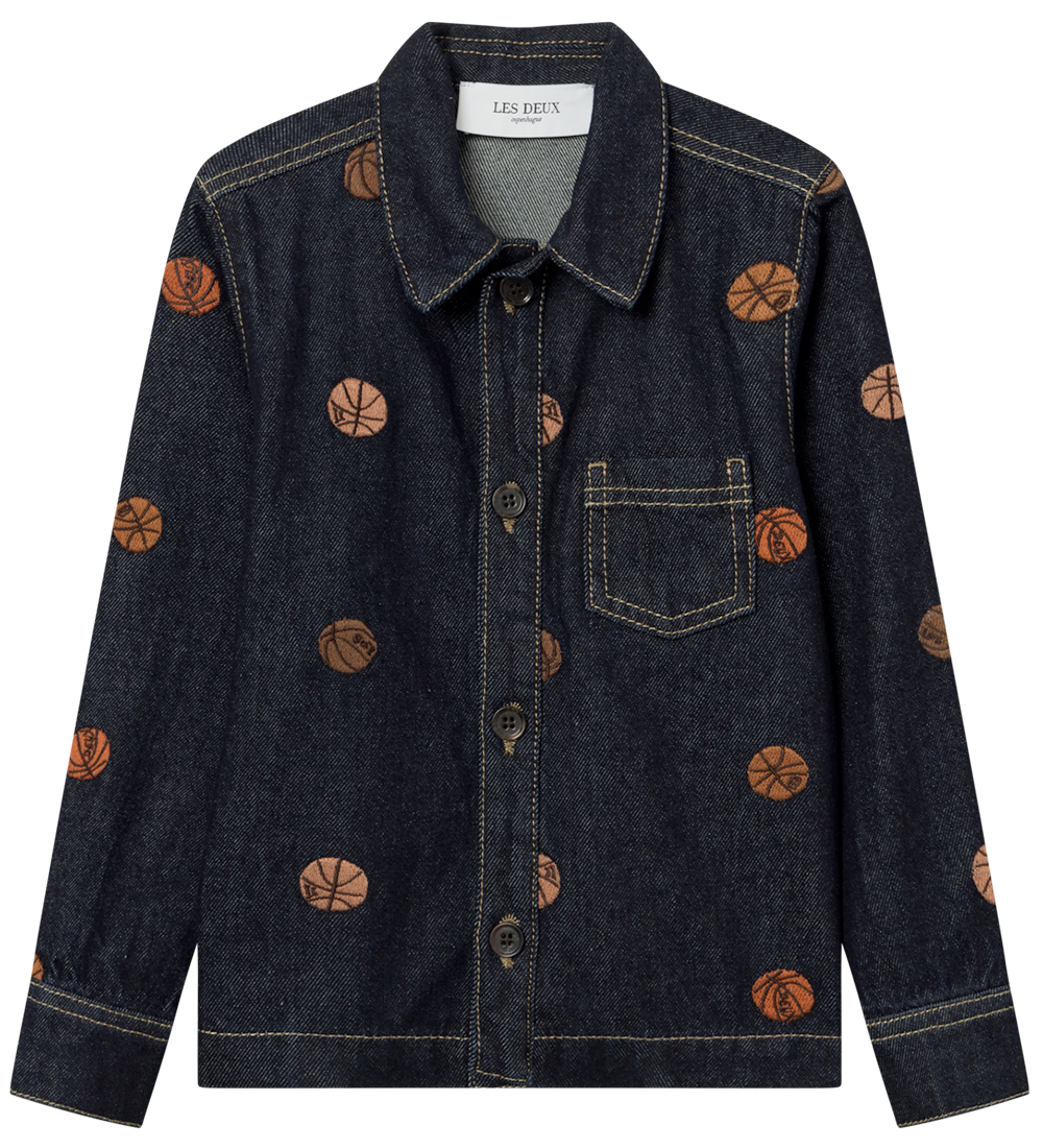Les Deux Skjorte - Layton AOE - Raw Denim