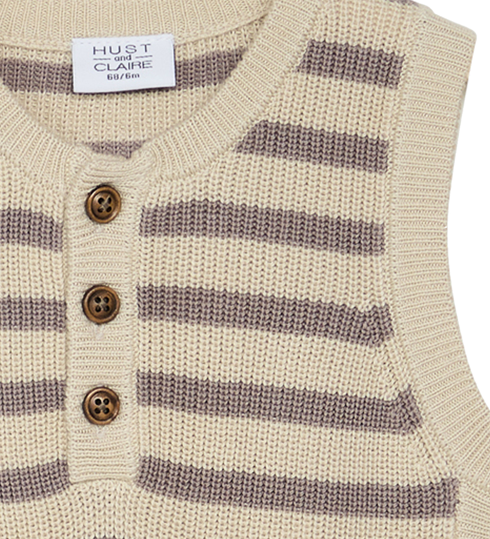 Hust and Claire Vest - Strik - Edu - Bambus - Mocha