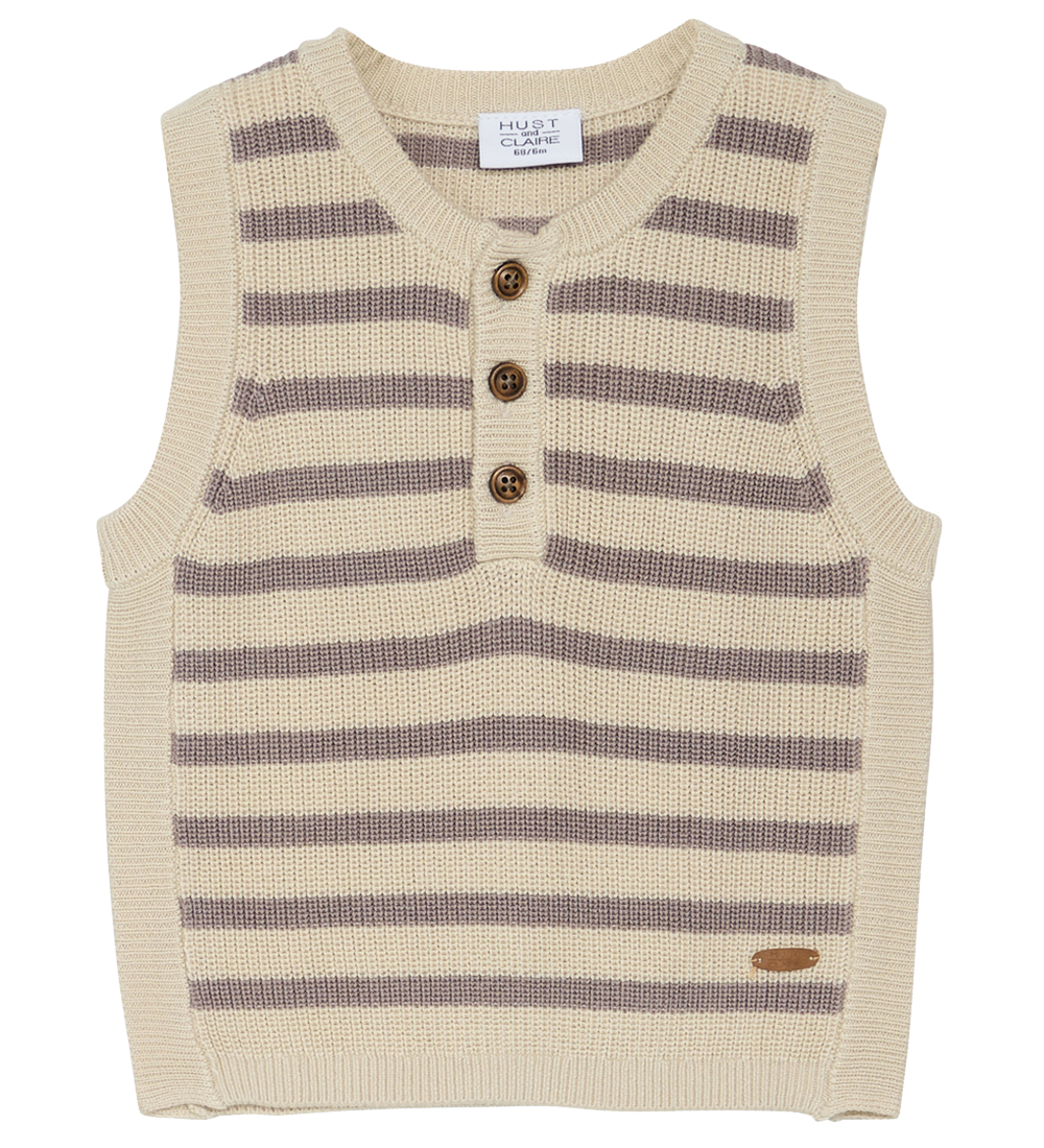 Hust and Claire Vest - Strik - Edu - Bambus - Mocha